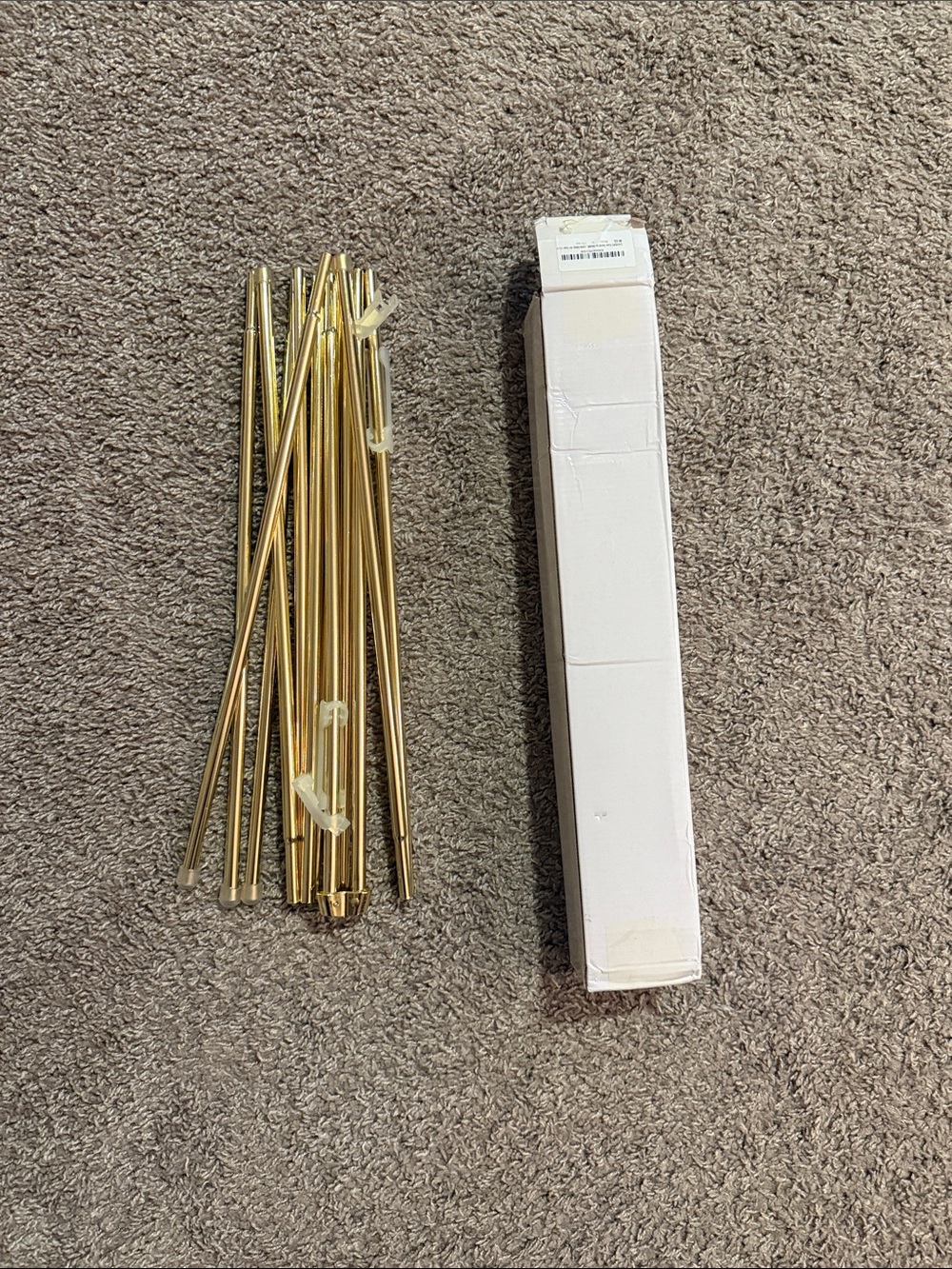 Set of 2 collapsing metal easels